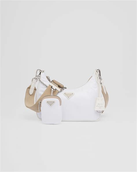 prada white re edition|prada re edition tote.